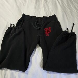 Polo Ralph Lauren‎ Vintage Sweatpants S Black Logo Patch Used Casual Bottoms